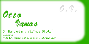 otto vamos business card